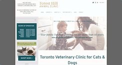 Desktop Screenshot of foresthillanimalclinic.com